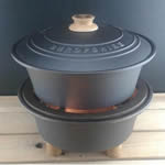 Netherton Foundry casserole. Hand spun cooking perfection.